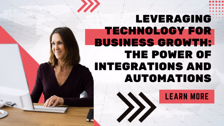 Leveraging Technology for Business Growth: The Power of Integrations and Automations