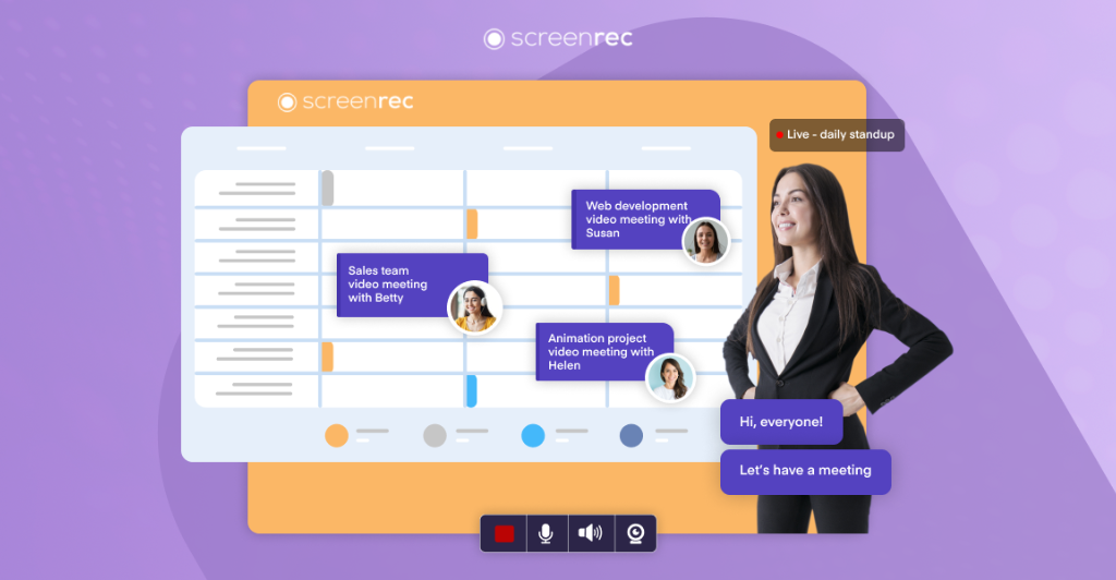 Project management tool interface