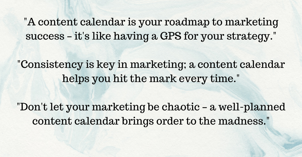 Creating a Marketing Content Calendar