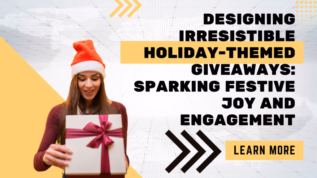 Festive holiday email giveaways that engage