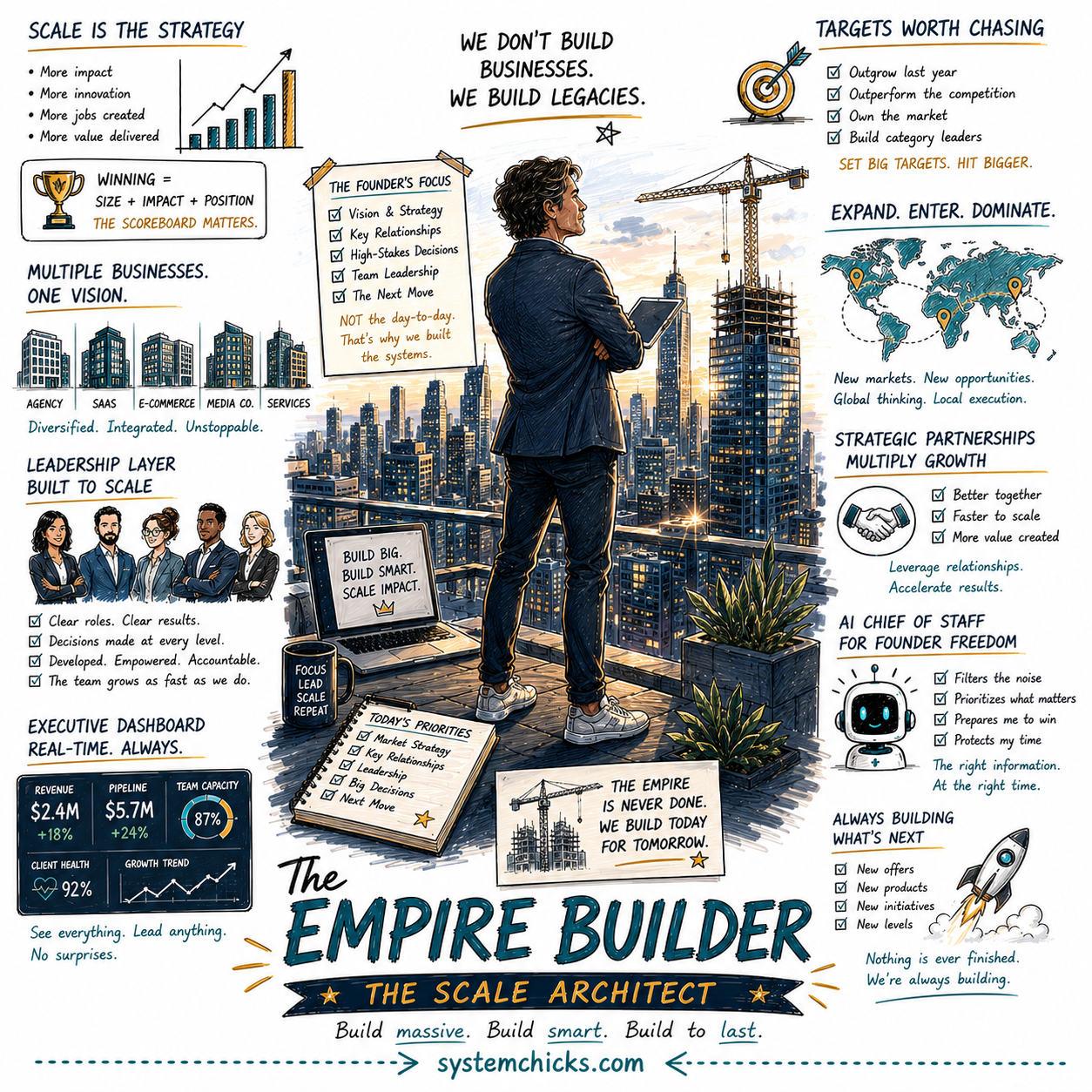 The Empire Builder Business Design Profile - building for scale